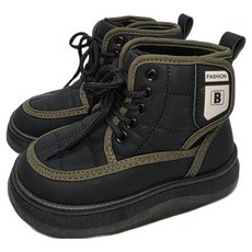 KIZTREE 工裝靴風格毛絨內裡踝靴 DZ-490