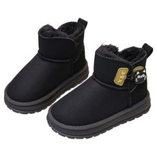 KIZTREE 貓咪裝飾刷毛內襯踝靴 DZ-488