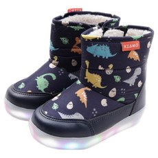 FootFoot 兒童可愛恐龍LED毛靴