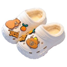 키즈트리 카피바라 털안감 클로그 슬리퍼 DZ-482