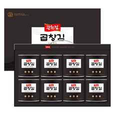 광천김 프리미엄 곱창캔김 8p 선물세트, 1세트