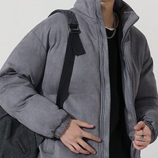 Market A 男款 My Suede 寬鬆版型鋪棉外套