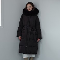 JUCY JUDY 女款狐狸毛麝香鴨長版羽絨外套 JZDJ726A