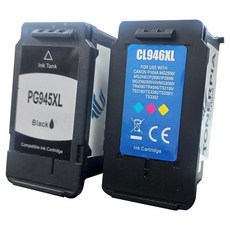 토너피아 캐논 대용량 MG2490 MG3090 TS3190 TS3490 TS3491 TS3492 TR4690 TR4695 MX499 호환잉크 세트 PG-945XL CL-946XL, 검정, 컬러, 1세트