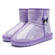 SHOELAMODE 兒童Pochacco透明防寒靴