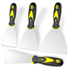 OON 스테인리스 퍼티 나이프 4종 세트, 1세트