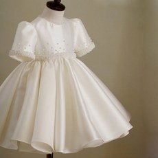 Bebemong Story 珍珠緞面連身裙