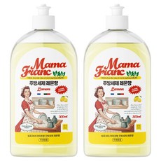 쉼표365 마마프랑 주방세제 레몬향, 2개, 500ml
