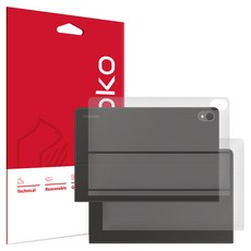 스코코 태블릿PC 슬림 키보드 북커버 무광 외부보호필름 세트, 1세트