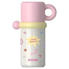 DODGE 道奇 糖心小蓋三飲杯, 顏色隨機, 1個, 350ml