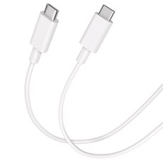 Xiaomi 小米 3A 快充數據線 USB-C to USB-C, 白色+淺灰色, 1個, 100cm