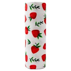 Caroling 可水洗超細纖維抹布 多用途捲筒巾 草莓, 1個, 20入