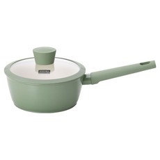 KITCHEN FLOWER Cookin Olio 陶瓷電磁爐單柄鍋, 綠色, 1個, 18cm