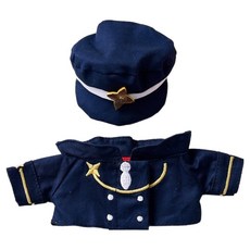 BUTTERSHOP 跑跑薑餅人 銀河餅乾 制服 娃娃衣, 海軍藍, 1個