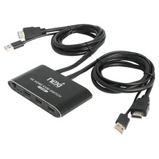 넥시 4K 2포트 HDMI KVM 스위치 NX1281, NX-7502KVM-4K, 1개