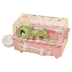 루나벨 햄스터 올인원 케이지, 핑크, 1개