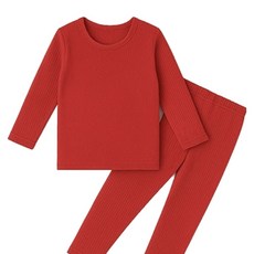 Ding Dong Dang Kids 羅紋棉質彈力9分居家服套裝