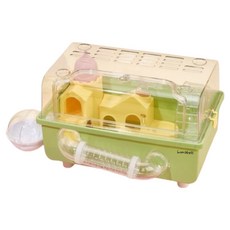 루나벨 햄스터 올인원 케이지, 그린, 1개