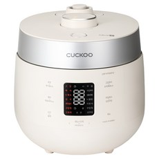 CUCKOO 福庫 Twin Pressure The Light 電子壓力鍋 6人份, 優雅象牙白, CRP-ST069FGI