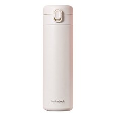 LocknLock 樂扣樂扣 Daily Simple Fit 單鍵隨行杯 LHC3361, 象牙白, 1個, 480ml