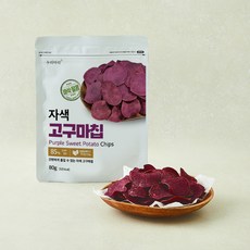 누리마리 자색 고구마칩, 1개, 80g