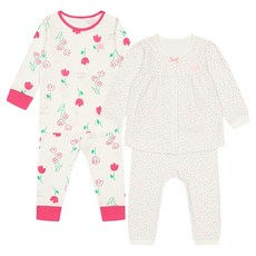 Tartine et Chocolat 嬰幼兒 GL 內著 長袖上衣 + 下身 2件組