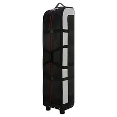 PGM Golf 高爾夫航空包 底盤拖輪飛行托運包 加厚型 PG158, 黑銀色