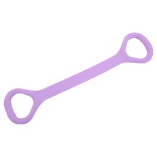 히즈플랜 홈트 스트레칭 요가밴드, 퍼플, 1개