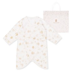 ORGANICMOM 新生兒彌月禮 Forest肚衣 MIFNBW06 + 提袋