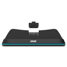 이이네 PS5 포탈 전용 RGB 커넥터형 2세대 충전 스탠드, 블랙, 1개, L1171