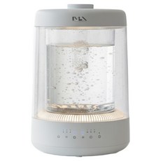 MINIMAL LIFE STYLE 水漾玻璃加熱式加濕器 4L, 白色, MS-4000HG