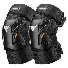 모토울프 동네형 오토바이 무릎 보호대 양쪽착용 세트 B타입, 블랙, 1세트