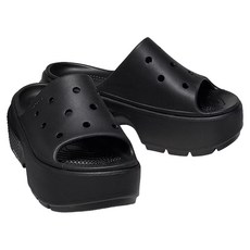 crocs 卡駱馳 雪屋 厚底涼拖鞋 209346-001