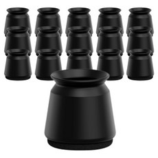 써뉴즈 홈 의자 소음방지 발커버 원형, 블랙, 16개