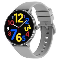 젤센 에어엑스워치6 SE 스마트 워치, 실버, 3.53cm, GPS + 블루투스