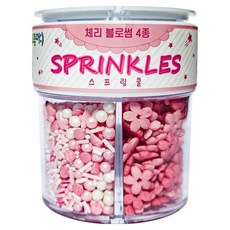체리블로썸 스프링클 믹스 4종, 68g, 1세트