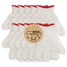 장갑이네 어린이 체험 면장갑 XS 만3세 이하 2p, 백색, 10개