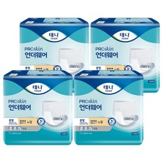 TENA 添寧 韓國原裝進口 PROskin 一般型成人紙尿褲 敢動褲 Normal 男女通用, 中款(80~110cm), 10片, 4包