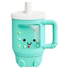 itzy ritzy 彩珠固齒器, 固齒器, 冰涼手搖 藍綠色, 1個