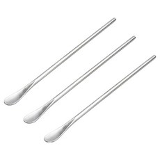 KALDIN 家用調酒 長柄細長吧叉匙 22cm, 3個, 銀色