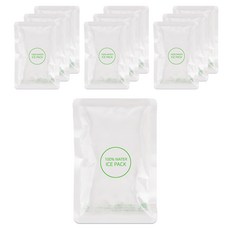 우림 워터 아이스팩 소형 12 x 17 cm, 10개