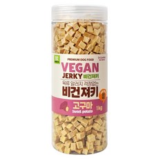 닥터케어누트 강아지 육류알러지케어 대용량 비건 져키, 1개, 1kg, 고구마