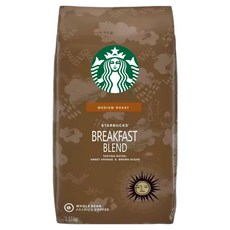 STARBUCKS 星巴克 早餐綜合咖啡豆, 1.13kg, 1個, Whole Bean