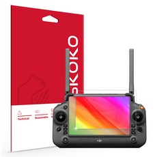 Skoko DJI RC PLUS 超高畫質原彩AR螢幕保護貼套組, 單一顏色, 1套
