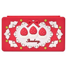 GEEKSHARE 任天堂Switch 2 24合1 遊戲卡收納盒 草莓, 紅色 + 白色, 1個, 單一商品