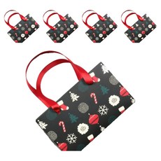 해피 크리스마스 박스백 S, 5개, 혼합색상