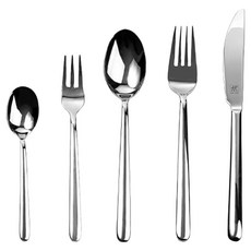 ZWILLING 雙人 紐卡斯爾晚餐餐具30件組 30.6 x 29 x 8.4 cm, 銀色, 1套, 5種