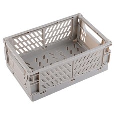 粉彩可折疊多用途收納折疊箱 BRP2084, 淺灰色, 1個