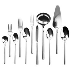 ZWILLING 雙人 Aberdeen 晚餐餐具 68件組 49.5 x 37.5 x 10.5 cm, 銀色, 1套, 11種