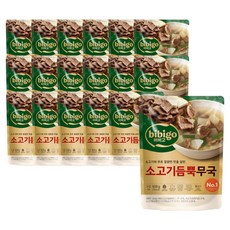비비고 소고기 듬뿍 무국, 18개, 500g